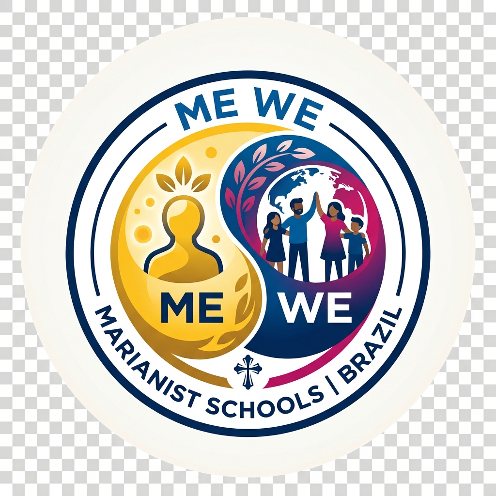 Logo Me We — Projeto Educativo Marianista